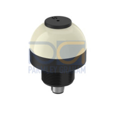 K50 Series EZ-LIGHT: 3-Color Audible Indicator, Voltage: 18-30 V dc, Housing: Polycarbonate, IP50, Tone: Loud, Input: NPN, Colors: Green Red Yellow, 5-pin M12 Integral QD