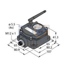 DX80 Perf 2.4 GHz Gateway 65 mW IP67, Flex Ext Antenna RS485, No IO