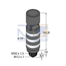 TL50 DC, Lighting, IP67, 12-30 V dc/24 V ac, Indicators - Audible, 3 colours