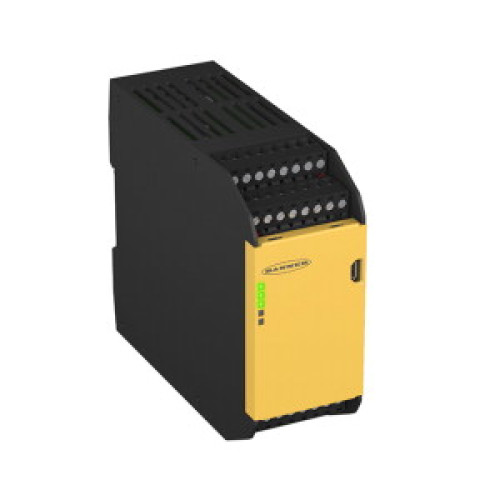 SC26-2 Safety Controller: Non Expandable, 26 Input, 2 pairs of PNP Safety Outputs (0.5 A each), No Display, No Ethernet, USB, 8 Convertible Inputs, Removable Screw Terminals, 24 V dc, 100 mA