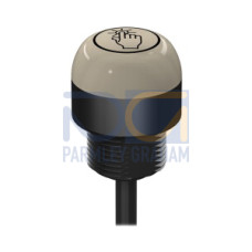 K30 Series: 2-Color Touch Sensor, Job Light Overrides Touch Light, Voltage: 12-30 V dc, Housing: Polycarbonate, IP67 IP69K, Input: PNP (NO), Colors: Green Red, 2 m (6.5 ft) PVC Cable