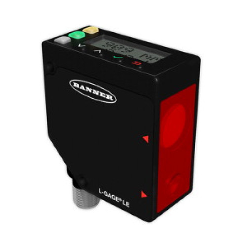 Laser Displacement Sensor, Range: 100-1000, Input: 12-30 V dc, Output: Analog: 4-20 mA, Discrete: NPN/PNP Configurable, M12 Integral QD