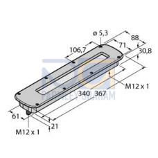 WLC60, Lighting, IP67, 12-30 V dc, illumination - Sealed, 1 colour, - mm range