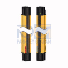 EZ-SCREEN LS, Pair, Resolution: 14, Range: 12 m (40 ft), Defined Area: 1050 (41.3 in), Housing: Black, 5-pin 300 M12 Pigtail QD, 2x OSSD output only