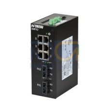 308FX2 Industrial Ethernet Switch with Monitoring, SC 80km