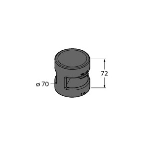 TL70 Audible Module, Standard, Voltage: 12-30 V dc, Environmental Rating: IP65, Adjustable to 98 dB, 4 Tones, Black Housing
