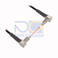 Plastic Fiber, Opposed, Core Dia.: 1, Fiber Length 1 m, Tight Angle, Thread M4, Standard Bend Radius 25, Flex Relief, Free cut, Vantage Line