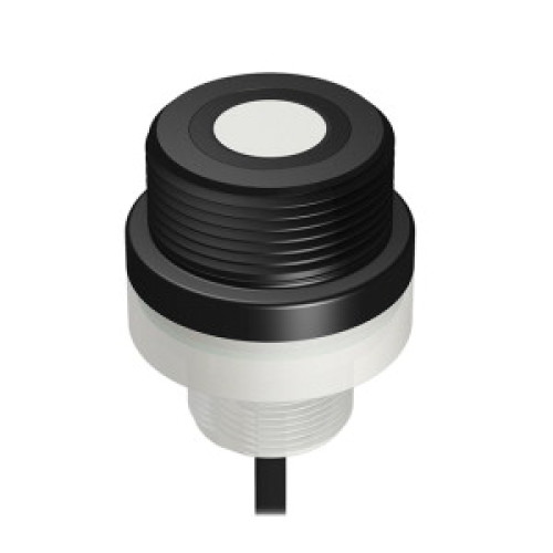 Ultrasonic Sensor 0.3 m to 3 m, Modbus Slave Device via RS-485, Range: 300 - 3 m (11.8 in to 118 in), 230 (9 in) M12 Pigtail QD