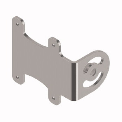 VE Series Right-Angle Mounting Bracket, 12-gauge Stainless Steel, M3 x 0.5 Mounting Hardware Included