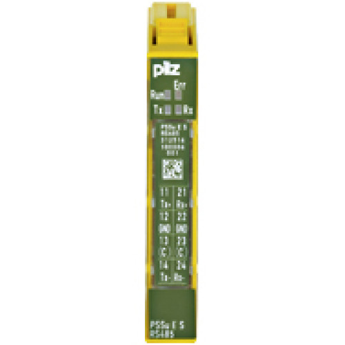 PSSu, electronic module, standard, serial interface, RS485/422, 1input, 2 communication channels, 64 Bit, full duplex and half duplexmode, 7transmission rates, configurable, 0.6 - 19.2 kBit/s, potenti