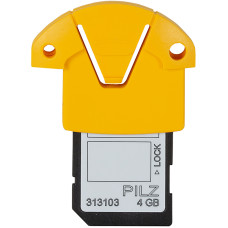 SD memory card 4 GB for PSSu head modules including card holder for latching.