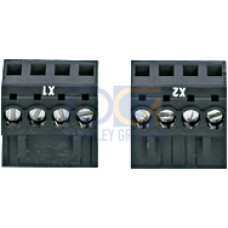 PSSu, connector set for supply voltage, 1-row, 4-pin,screw connection, PU 2 connectors.