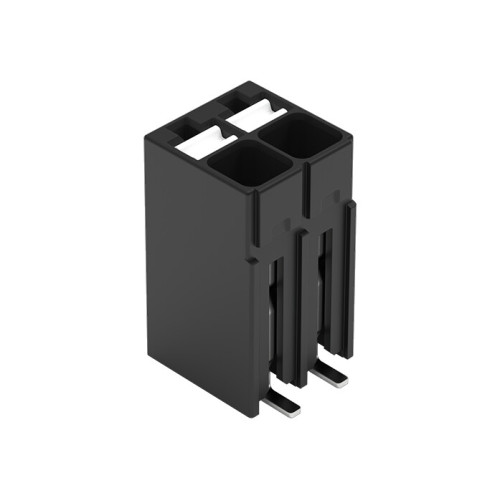 SMD PCB terminal block, push-button, 1.5 mm&sup2;, black