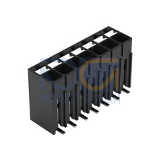 SMD PCB terminal block, push-button, 1.5 mm&sup2;, black