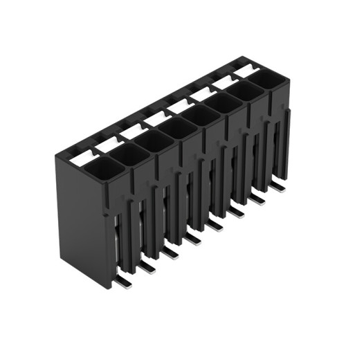 SMD PCB terminal block, push-button, 1.5 mm&sup2;, black