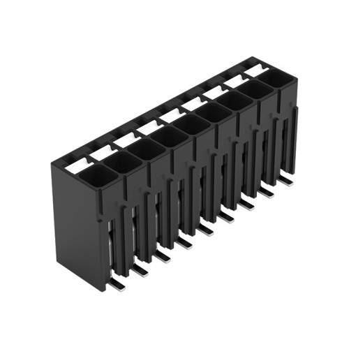SMD PCB terminal block, push-button, 1.5 mm&sup2;, black