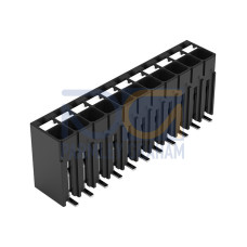 SMD PCB terminal block, push-button, 1.5 mm&sup2;, black