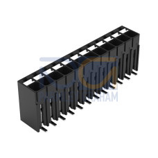 SMD PCB terminal block, push-button, 1.5 mm&sup2;, black