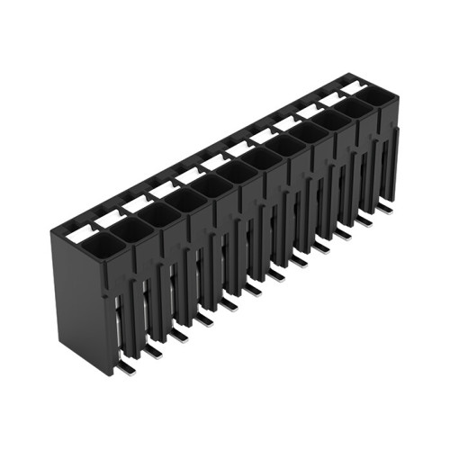 SMD PCB terminal block, push-button, 1.5 mm&sup2;, black