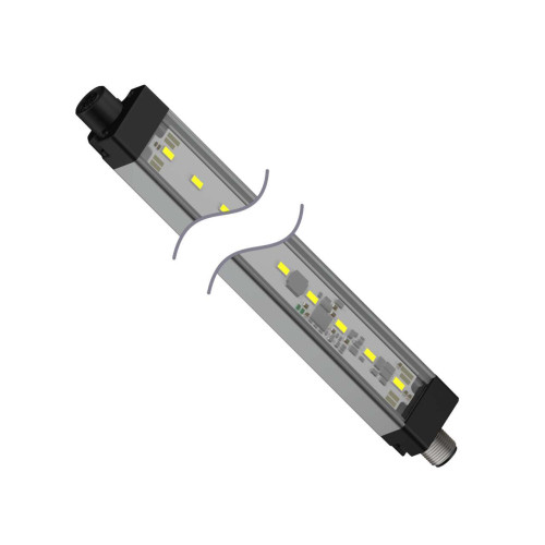 WLS28-2 Work Light Strip, Length: 285, Voltage: 12-30 V dc, Environmental Rating: IP50, Color: UV395, Cascadable, 4-pin M12 Integral QD