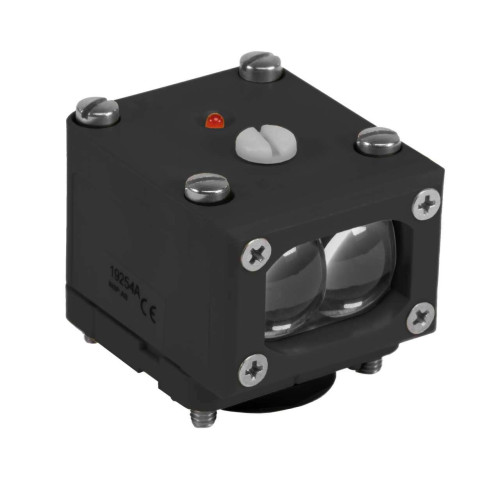 MAXI-BEAM: Glass Fiber Optic, Range: depends on fiber, Input on power block, Output: depends on power block, Wiring Chamber