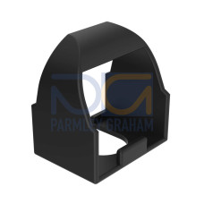 OPTO-TOUCH: Black Field Cover, Prevents unwanted activation of OPTO-TOUCH button, Material: Polypropylene Copolymer, Capable of absorbing high impacts