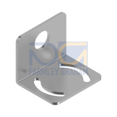 Bracket: Right-Angle Mounting, Material: 11 Gauge Stainless Steel, 2-axis mounting, Supplied with cable gland assembly and lockwasher