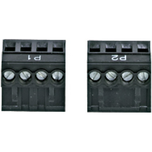 Set of spare plug-in terminals of screw type, PU = 1 piece P1 and 1piece P2.