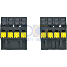 Set of spare plug-in spring-loaded terminals, PU = 1 piece P1 and 1piece P2.