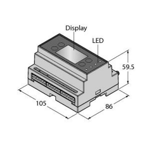 DXM SERIES, Wireless, IP20, 12-30 V dc, Controller
