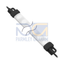 WLS15 Work Light Strip, Diffused Window, Length: 360, Voltage: 12 or 24 V dc, Environmental Rating: IP66,67, Color: Daylight White, Cascadable, 150 (6 in) 4-pin M12 PVC Pigtail QD