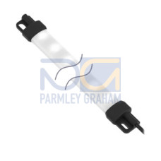 WLS15 Work Light Strip, Diffused Window, Length: 360, Voltage: 12 or 24 V dc, Environmental Rating: IP66,67, Color: Daylight White, 150 (6 in) 4-pin M12 PVC Pigtail QD