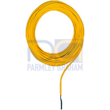 By the metre, PUR, yellow RAL1003, 5x0.25, colour of the single wires:brown,white, blue, black, grey