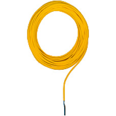 By the metre, PUR, yellow RAL1003, 5x0.25, colour of the single wires:brown,white, blue, black, grey