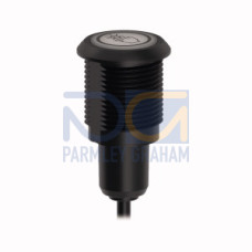 S22 Pro Touch Series: 7-color RGB Touch Sensor, Voltage: 10-30 V dc, Housing: Polycarbonate, IP67 IP69K, Input/Output: Bimodal, NO, Momentary, Colors: Multicolor, 150 (6 in) 8-pin M12 PVC Pigtail QD