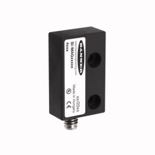 Magnetic Switch: Small Rectangular Sensor, Repeat Switching Accuracy: +/- 0.1, Dimensions: 43 x 26, 4-pin M8 Integral QD, Used With Model: SI-MAGB2MM