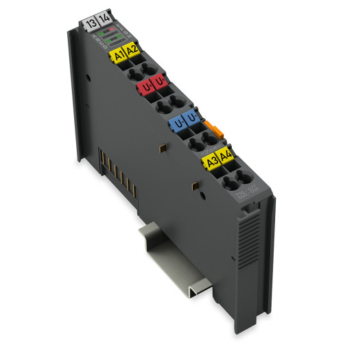 4 pulse width outputs, 24 VDC, 0.2 A
