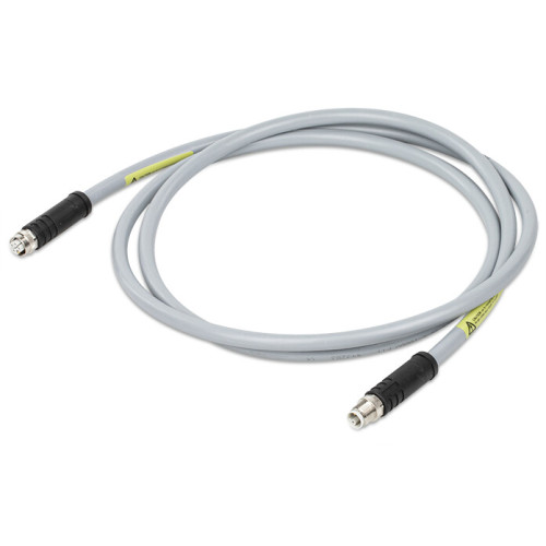 Power cable, M12L socket, straight, M12L plug, straight, 5-pole, Length: 0.5 m