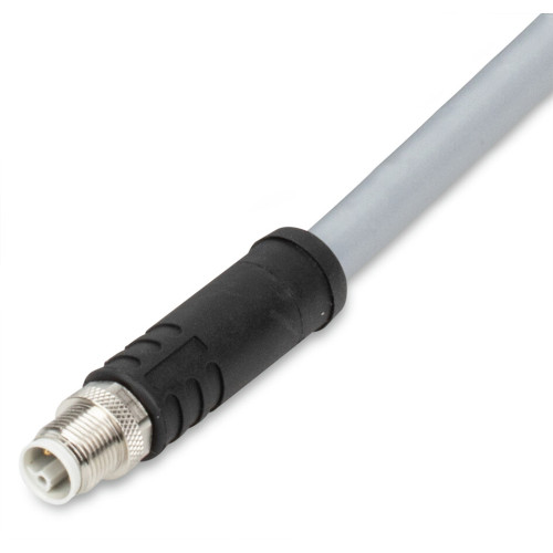 Power cable, M12L plug, straight, 5-pole, Length: 10 m
