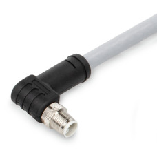 Power cable, M12L plug, angled, 5-pole, Length: 2 m