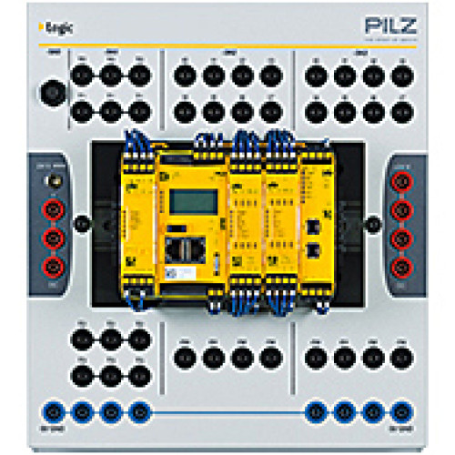 Pilz Education System operator terminal inscription: English