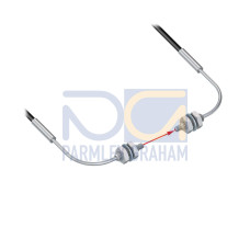 Plastic Fiber, Opposed Mode, Core Dia.: 1, Fiber Length 2 m, Angle, Thread, Free cut