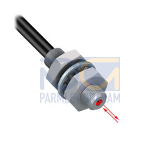 Plastic Fiber, Diffuse Reflective, Core Dia.: 0.5, Fiber Length 2 m, Thread, DuraBend, Free cut