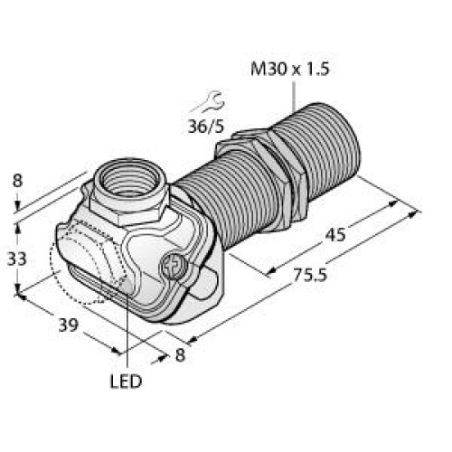 Inductive Sensor, With Increased Temperature Range