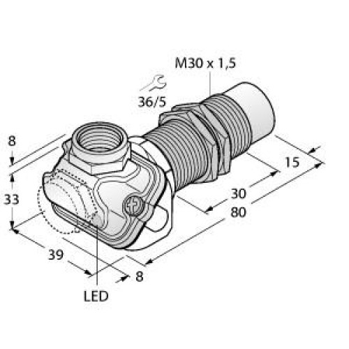 Inductive Sensor, With Increased Temperature Range