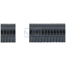 PITmode connector set for electronic operating mode selector switch PITm3.2p.Consisting of 1 x 5-pin and 1 x 13-pin female connector strip inspring force version. Cable outlet 90&deg; angled.