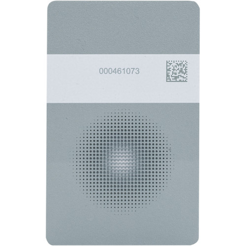 Transponder card for authentication system PITreader Card, authorisations freely configurable Colour: yellow Material: