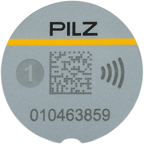 Transponder sticker for authentication system PITreader Card, authorisation for operating mode 1 Colour: yellow Materia