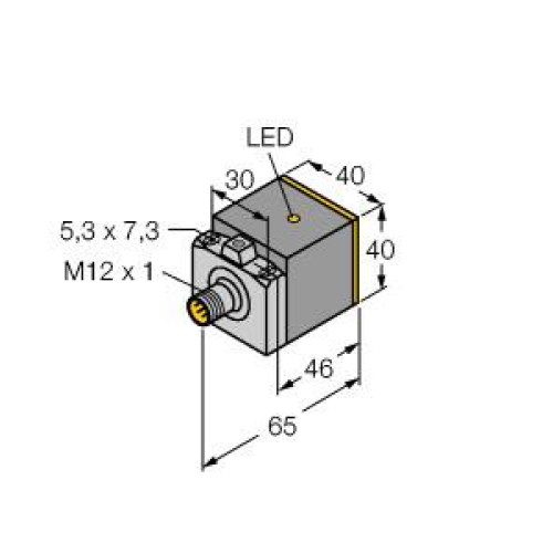 Inductive Sensor, Operating voltage Nom. 8.2 VDC, Rated switching distance