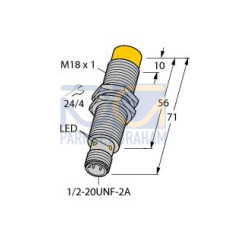 Inductive Sensor, Operating voltage 20250 VAC / 10300 VDC